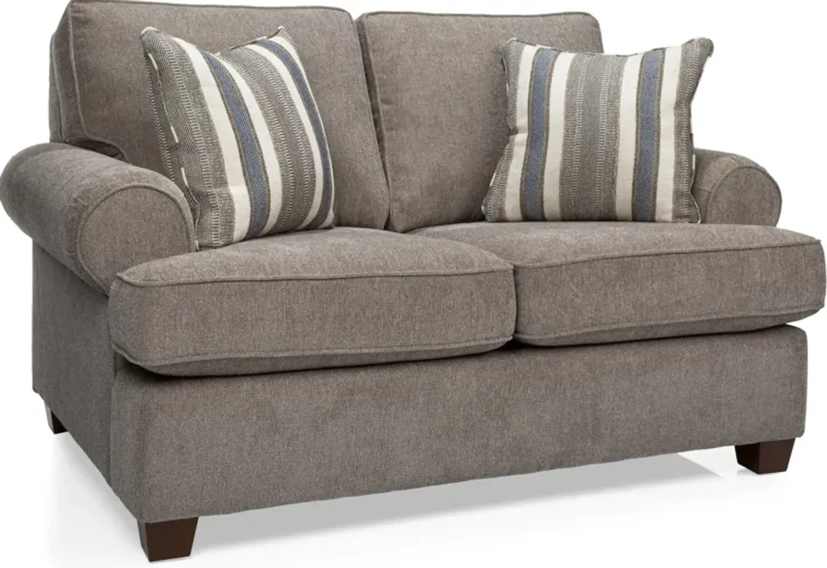 Lucy Gray Loveseat