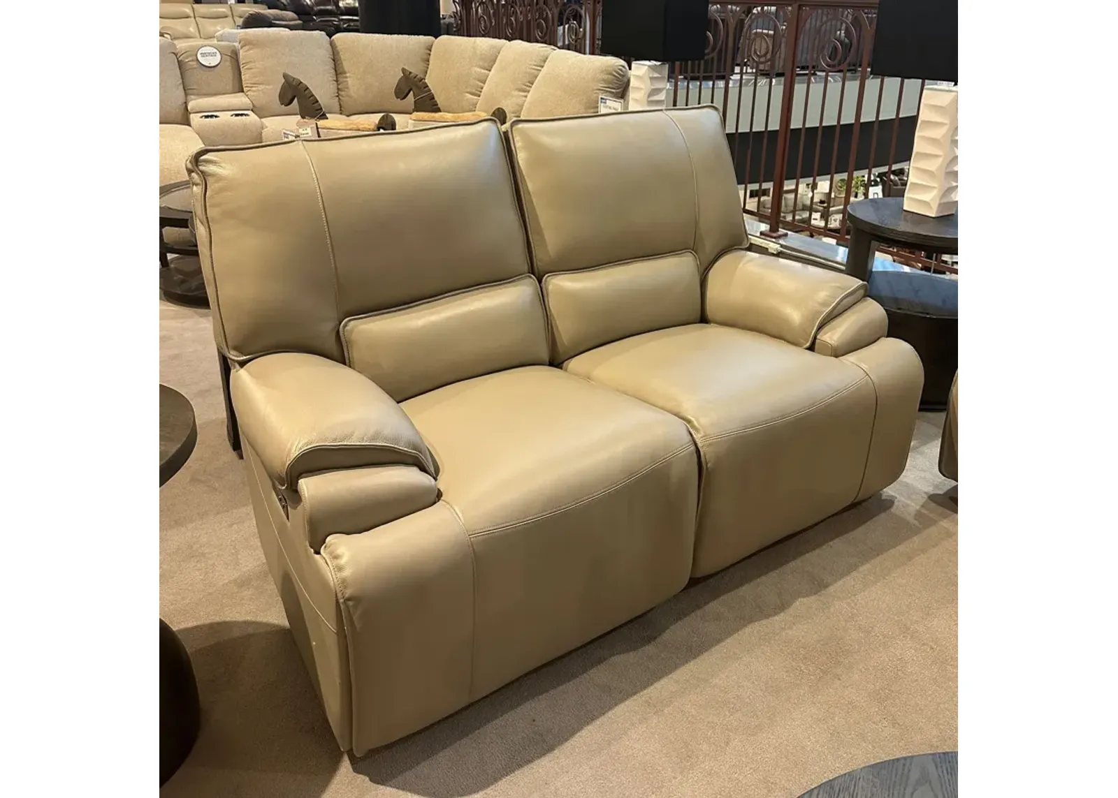 Power Loveseat with Power Headrest