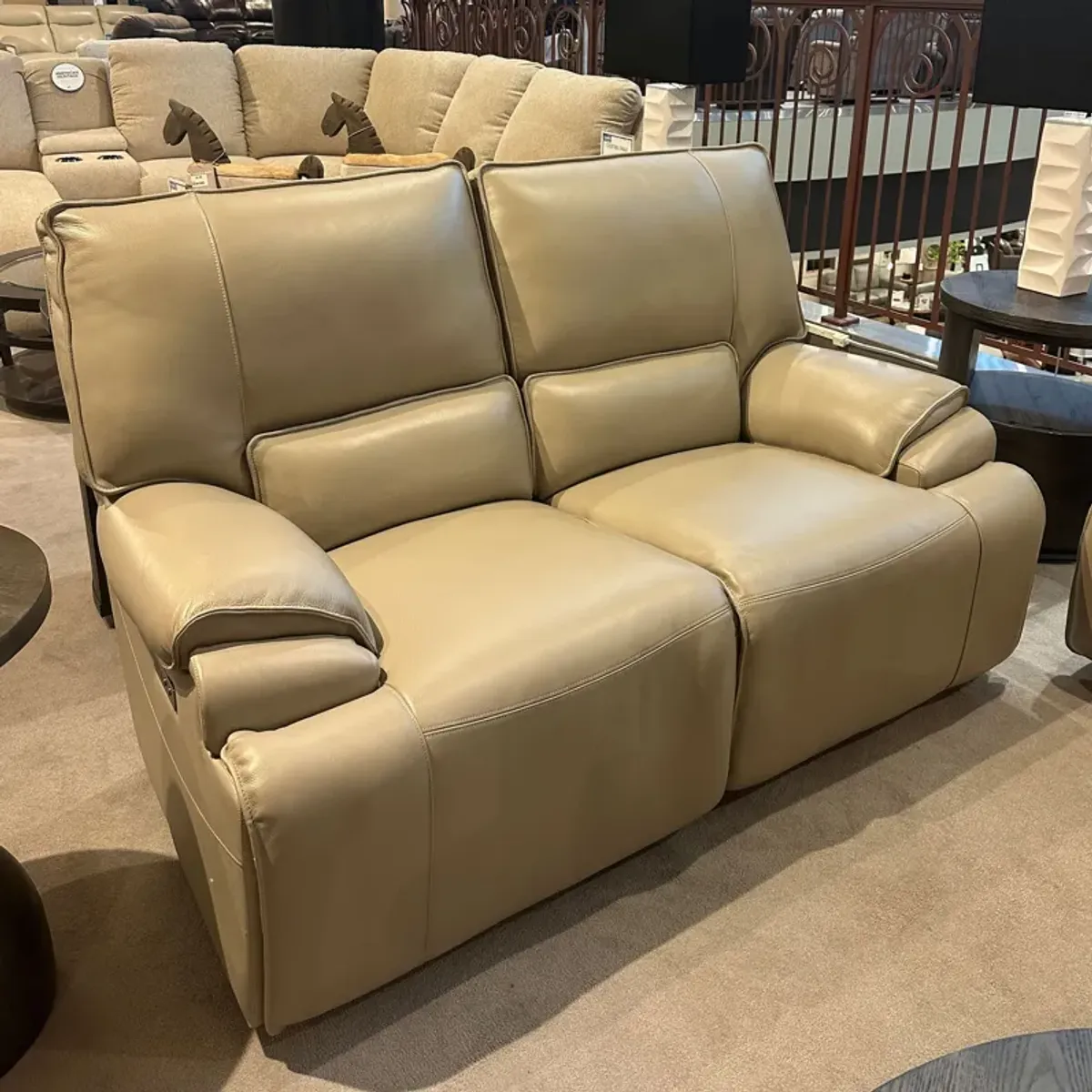 Power Loveseat with Power Headrest