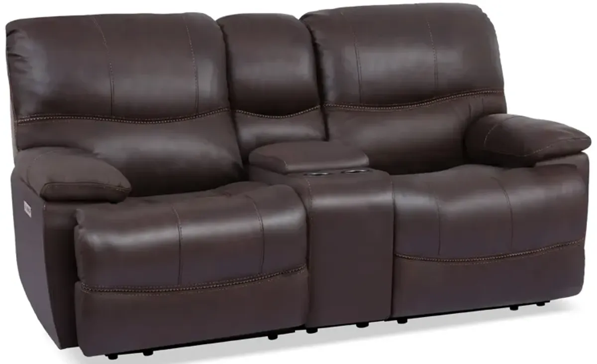 Power Loveseat With Console