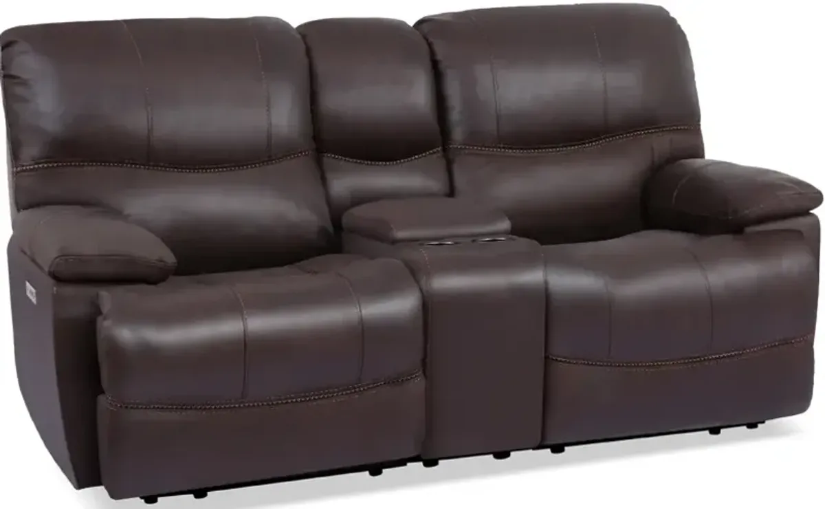 Power Loveseat With Console