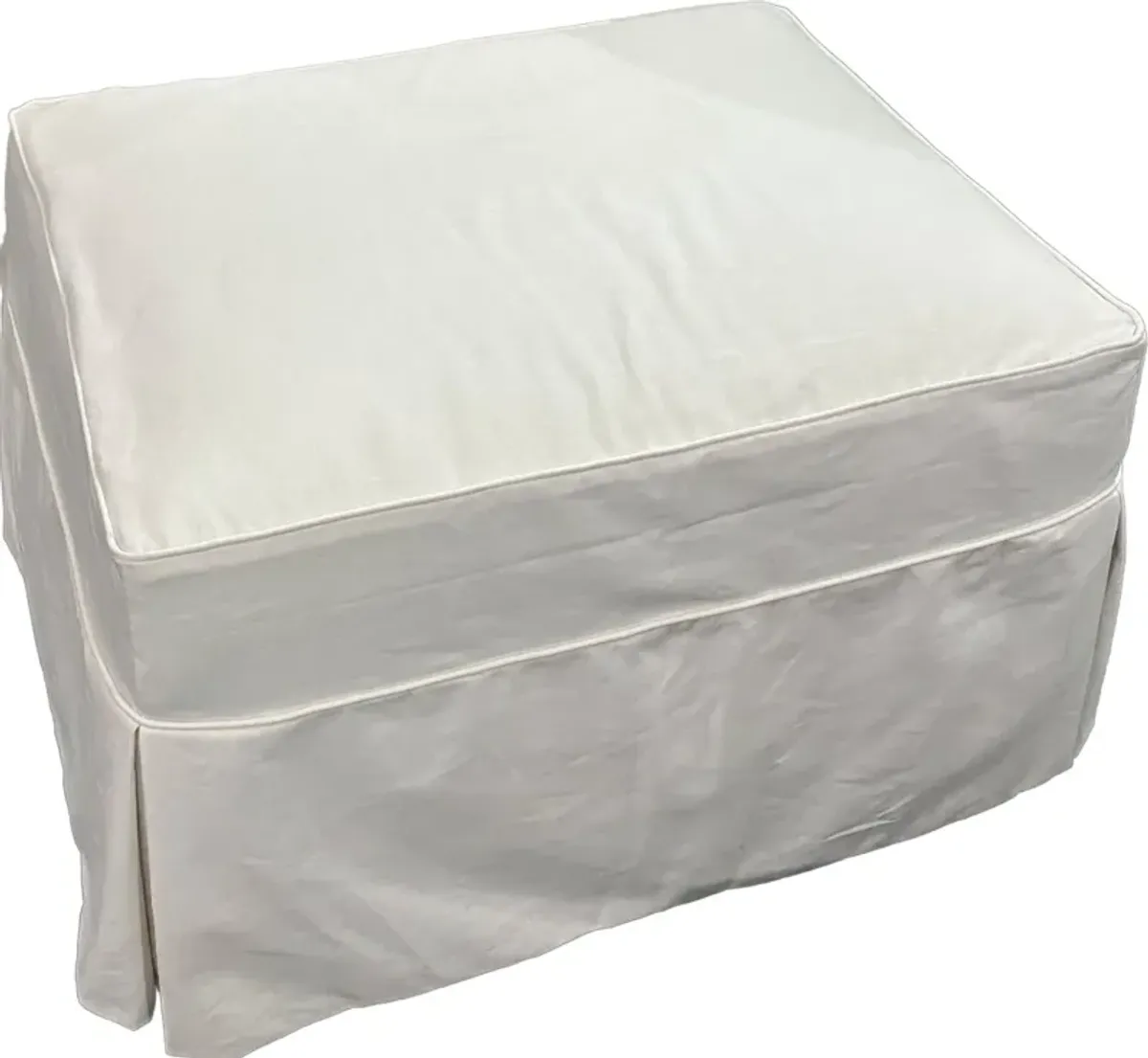 Jenny Slipcover Ottoman