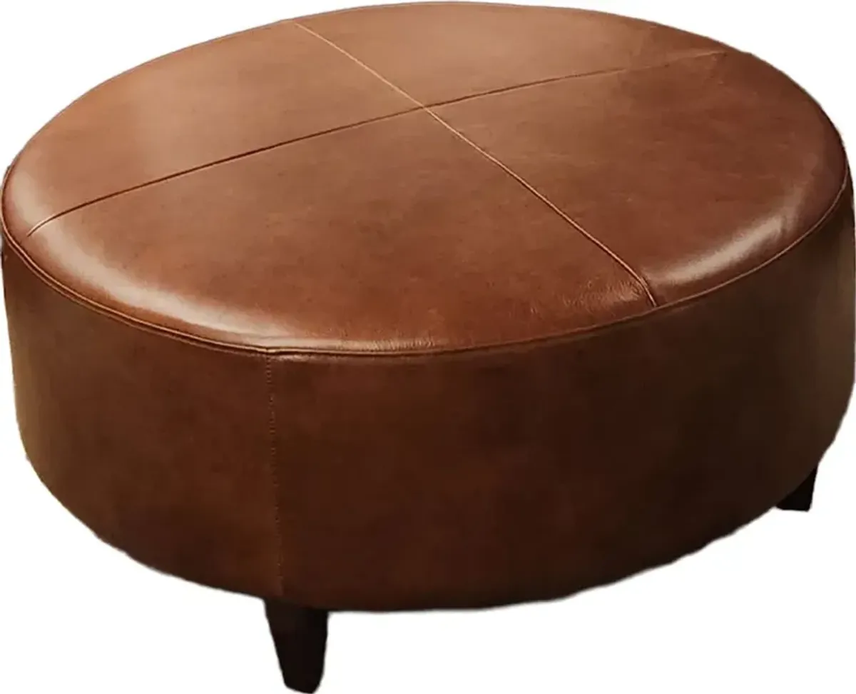 Round Cocktail Ottoman