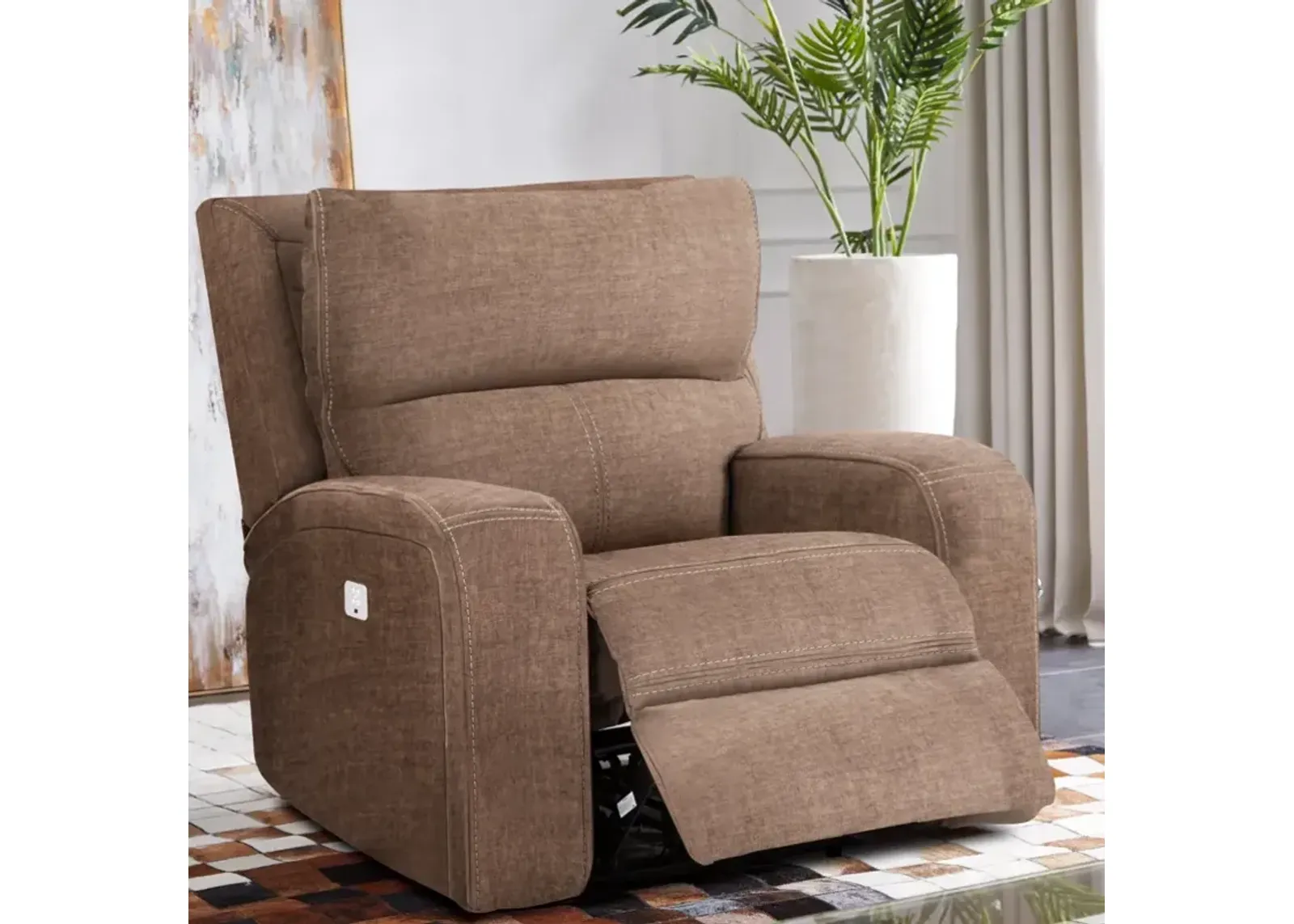 Power Recliner With Power Headrest