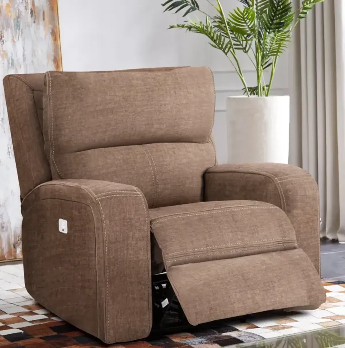 Power Recliner With Power Headrest