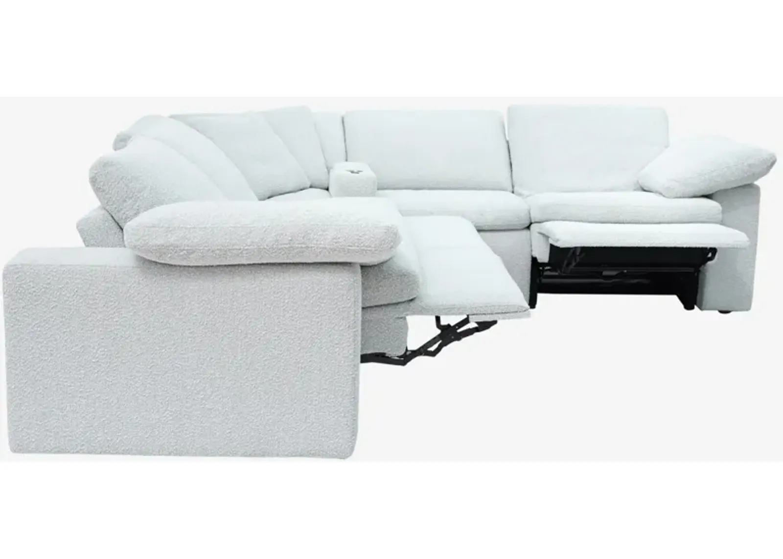 5 Piece Reclining Sectional