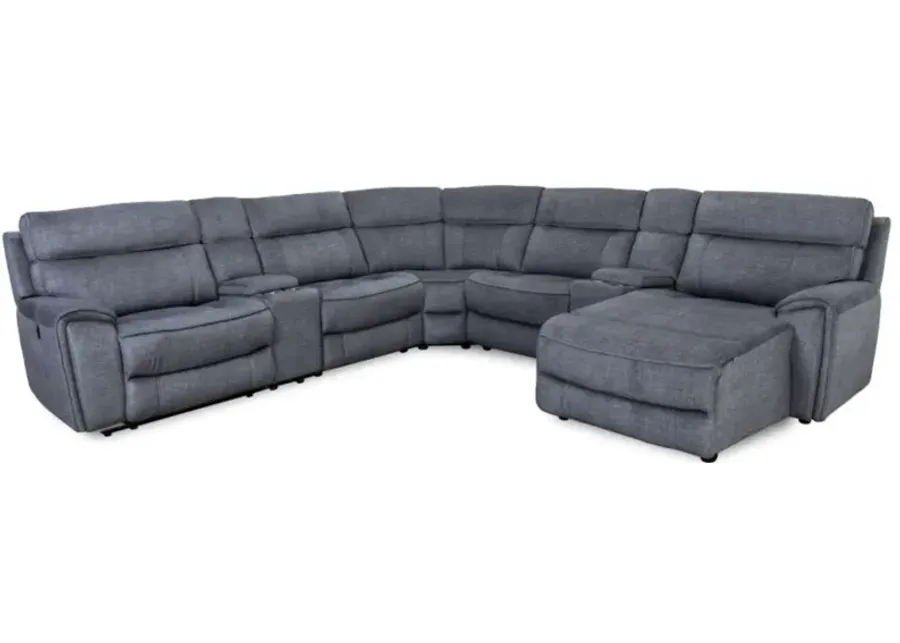 6 Piece Power Sectional