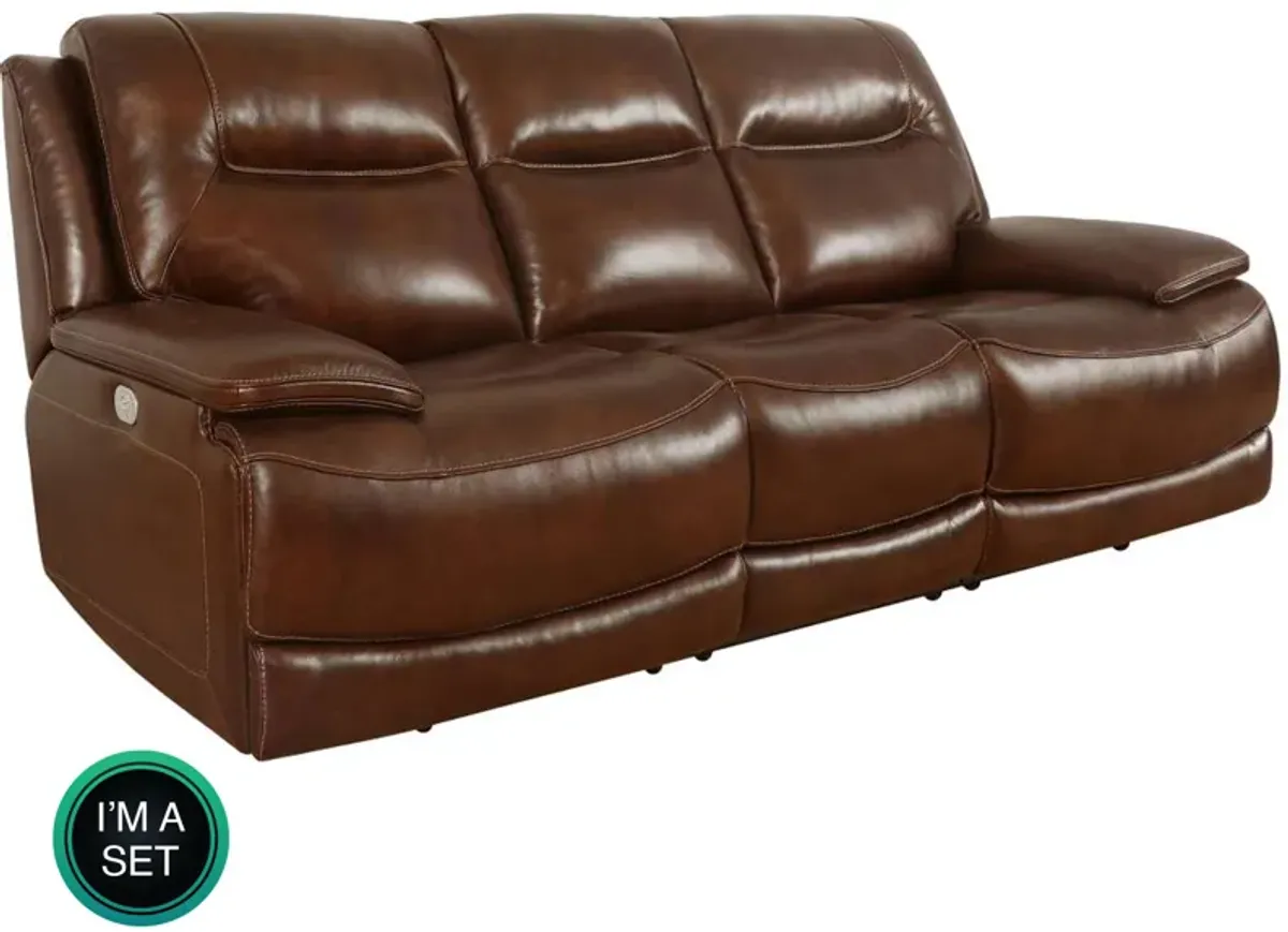 Power Sofa & Loveseat Set