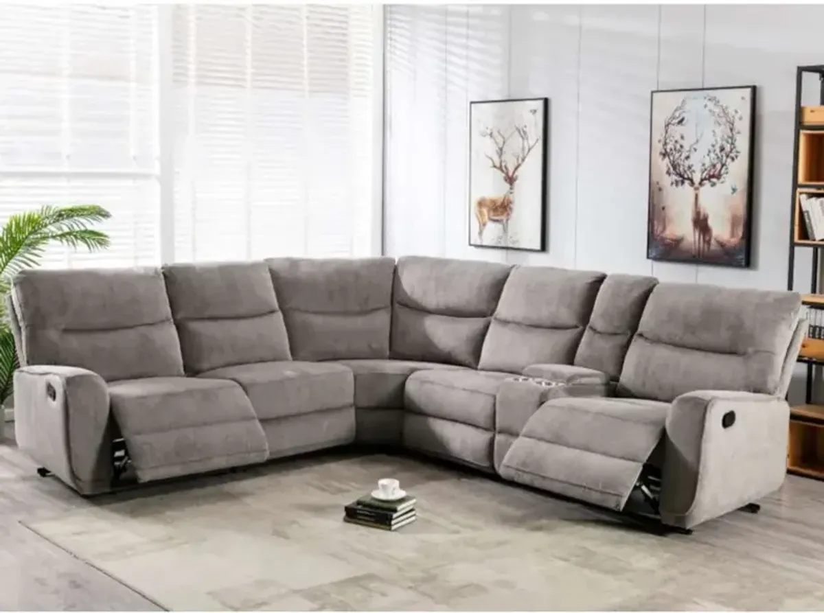 6 Piece Reclining Sectional