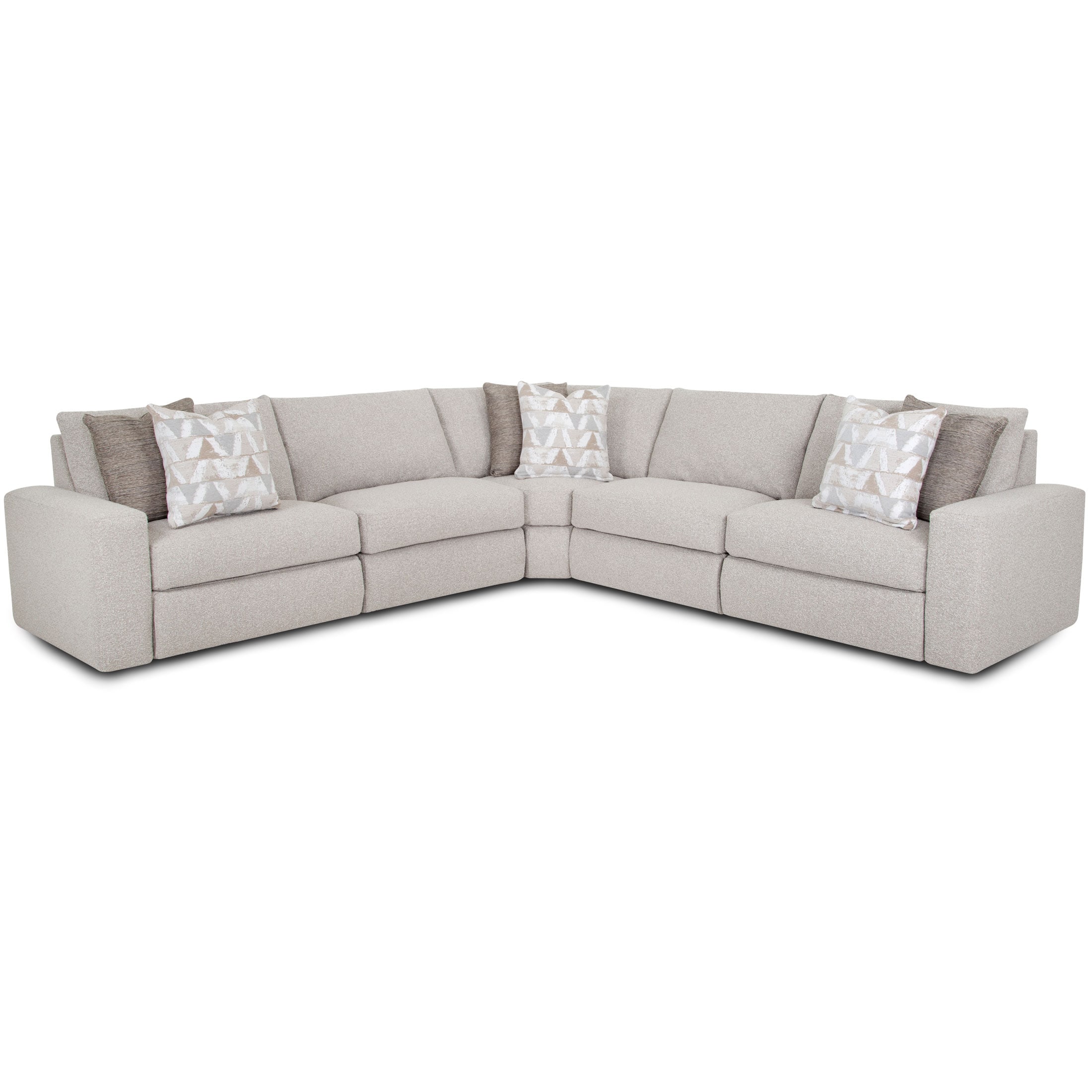 5 Piece Reclining Sectional