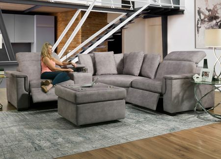 4 Piece Power Sectional