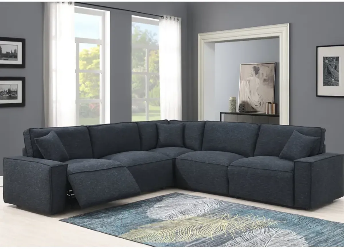 5 Piece Power Sectional