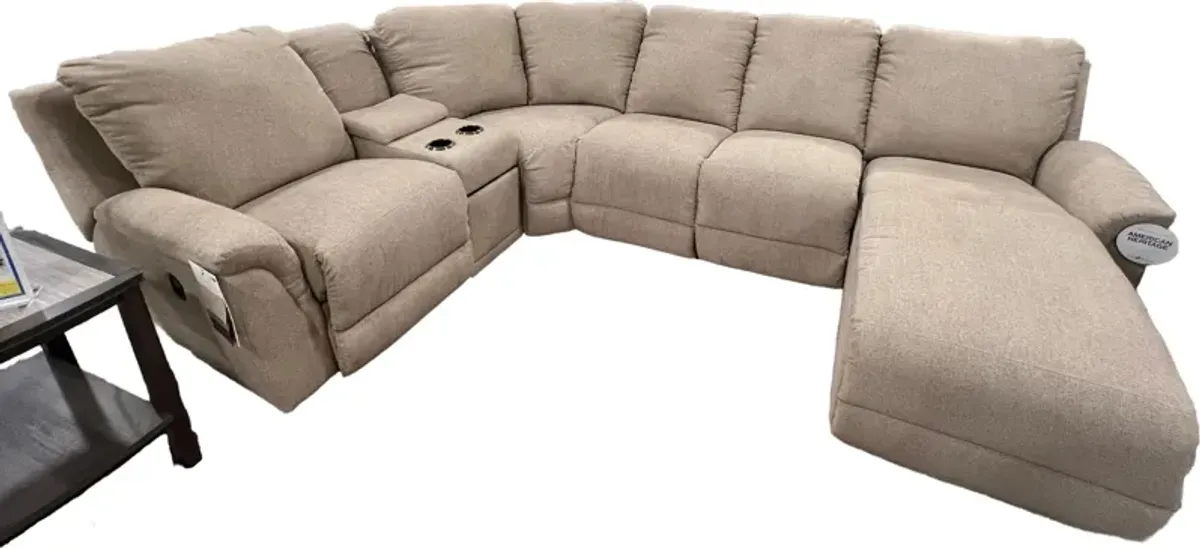 Collins 6 Piece Reclining Sectional