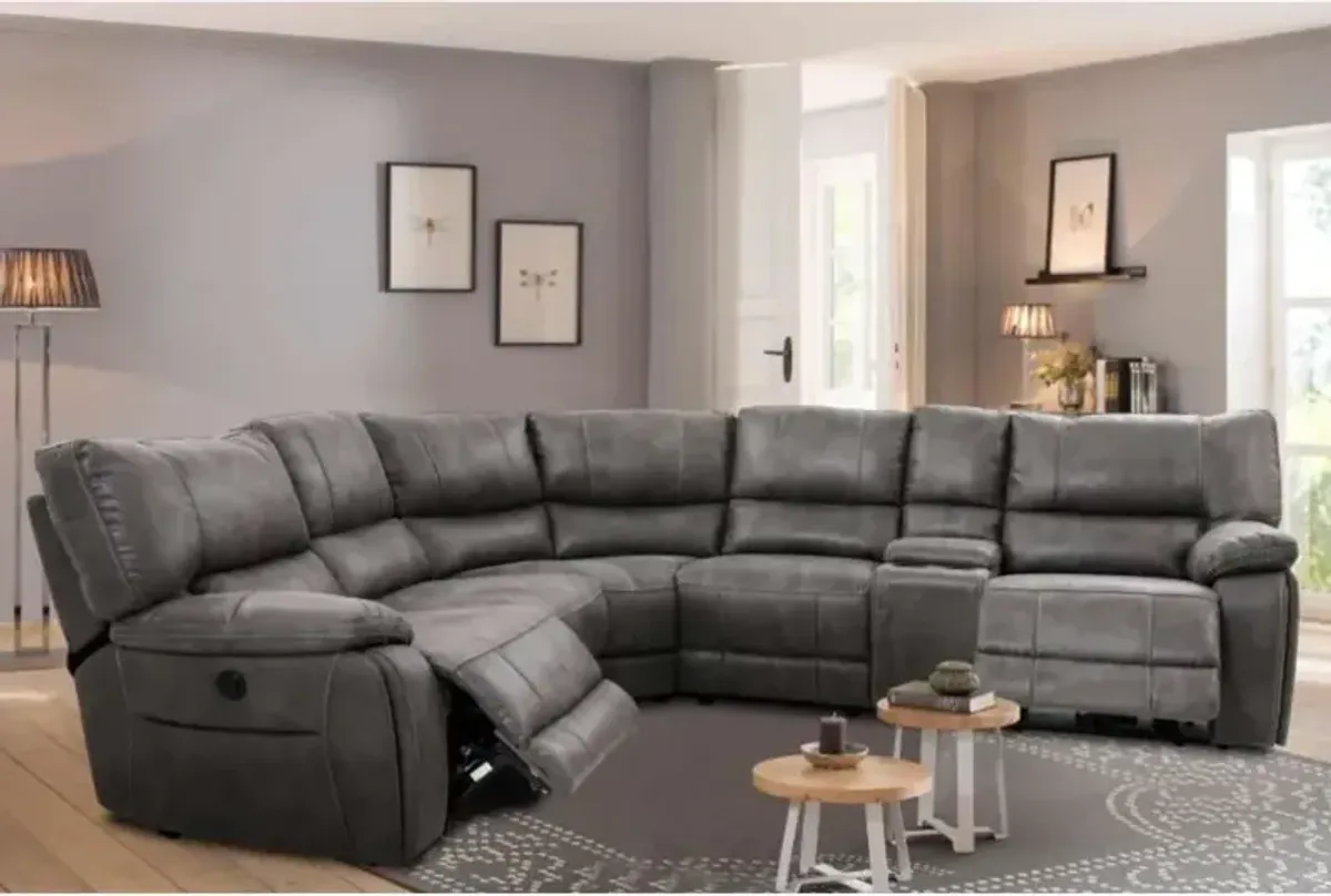 6 Piece Power Sectional