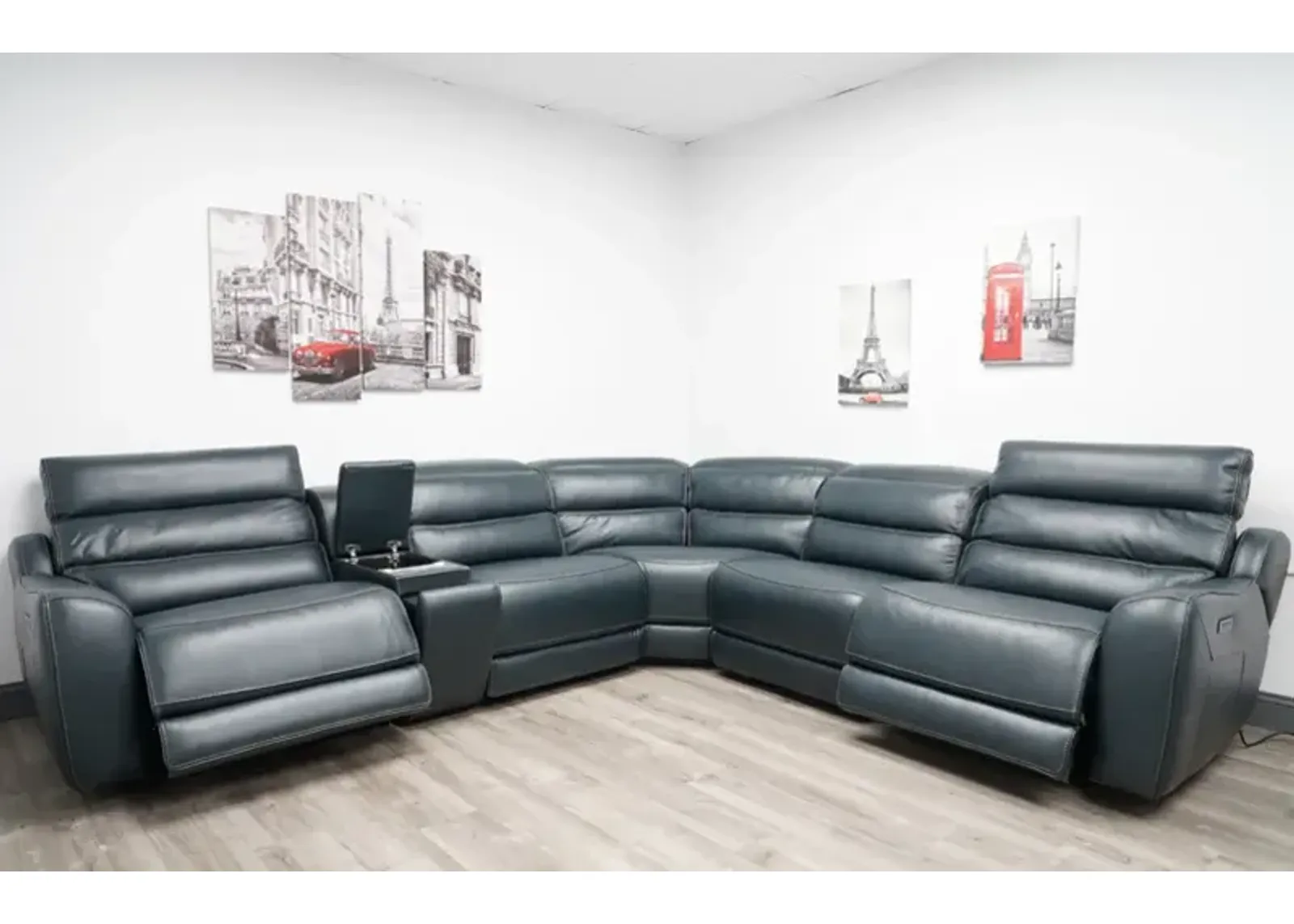 6 Piece Power Sectional