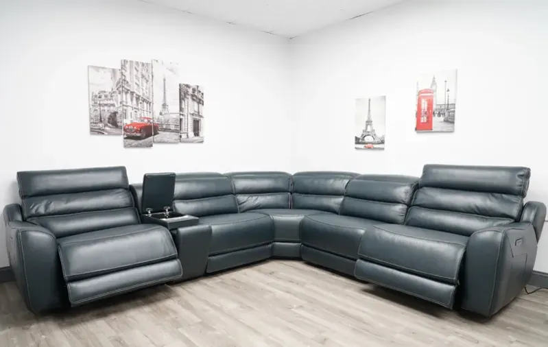 6 Piece Power Sectional