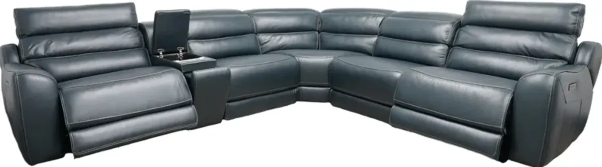 6 Piece Power Sectional