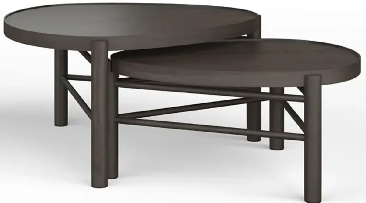 Hadleigh Black Nesting Cocktail Table