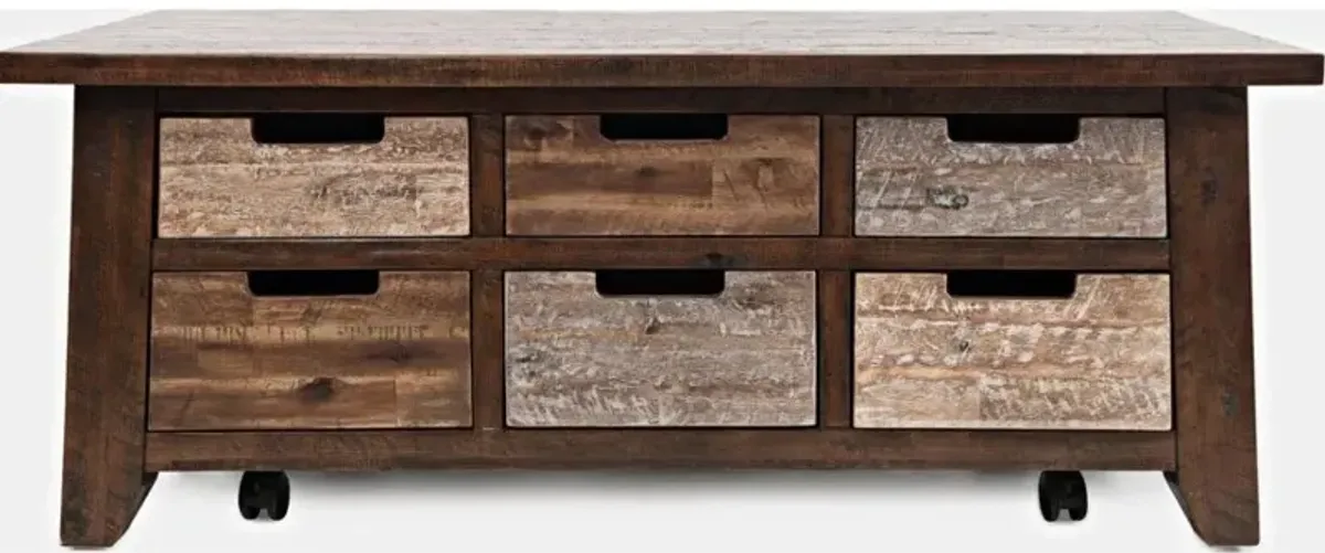 Lancer Castered Cocktail Table