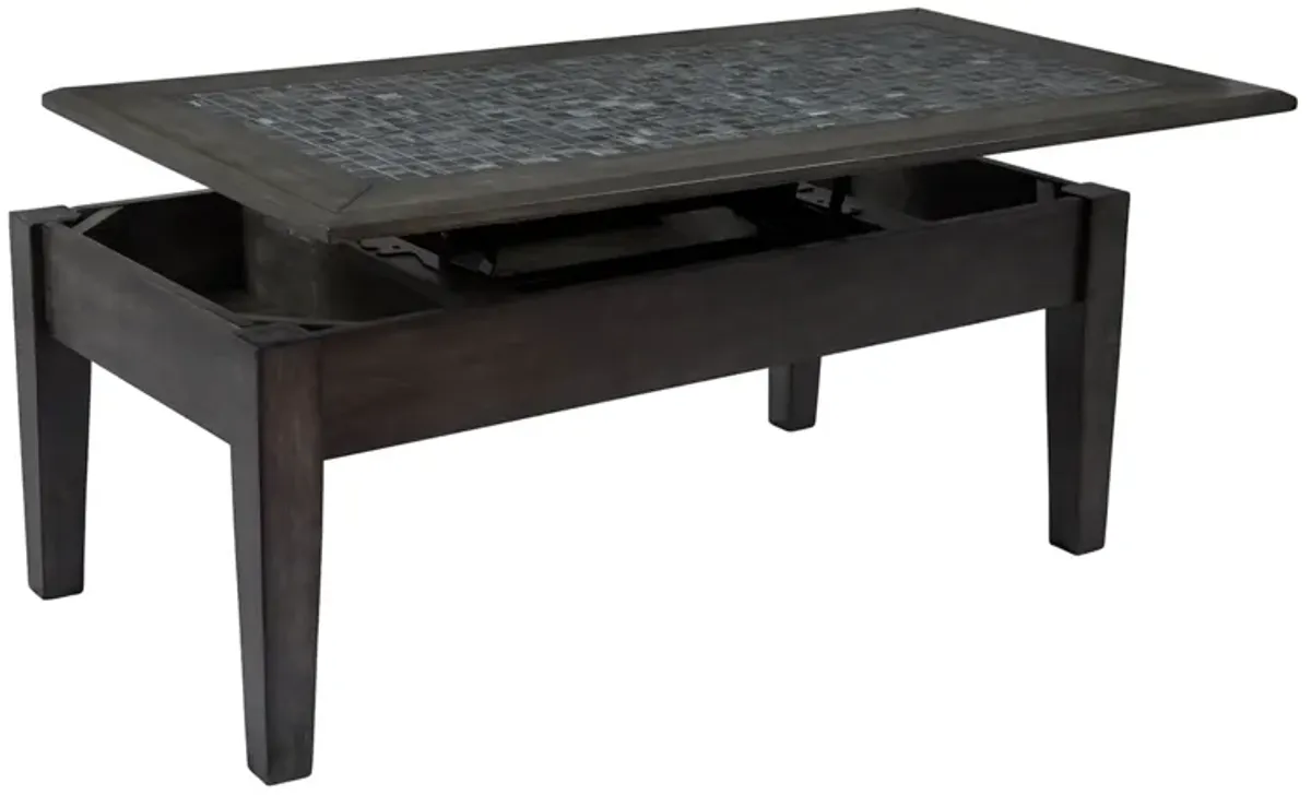 Grey Mosaic Cocktail Table
