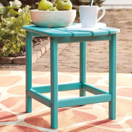 Chairside Table Turquoise