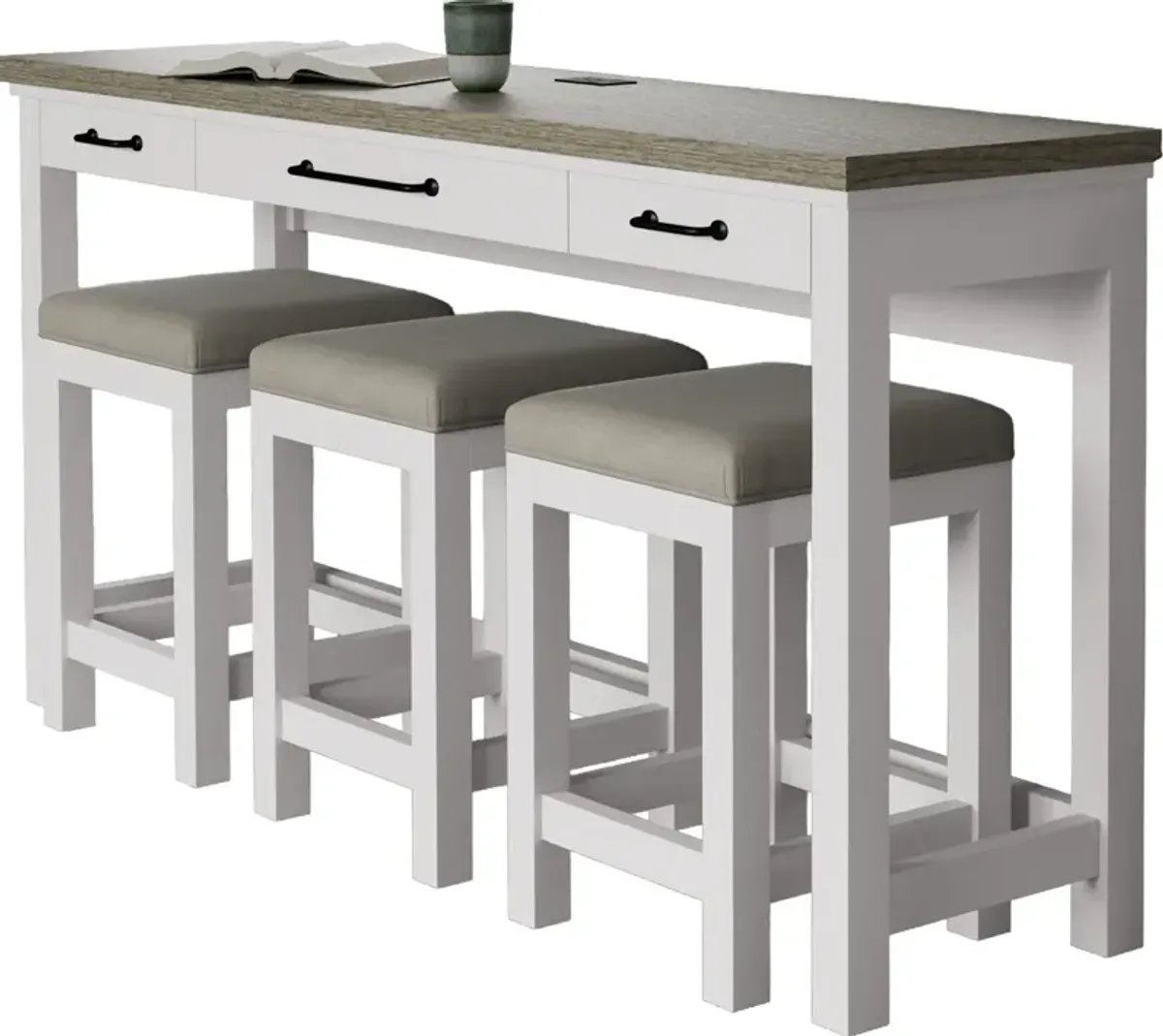 Console/3Stools