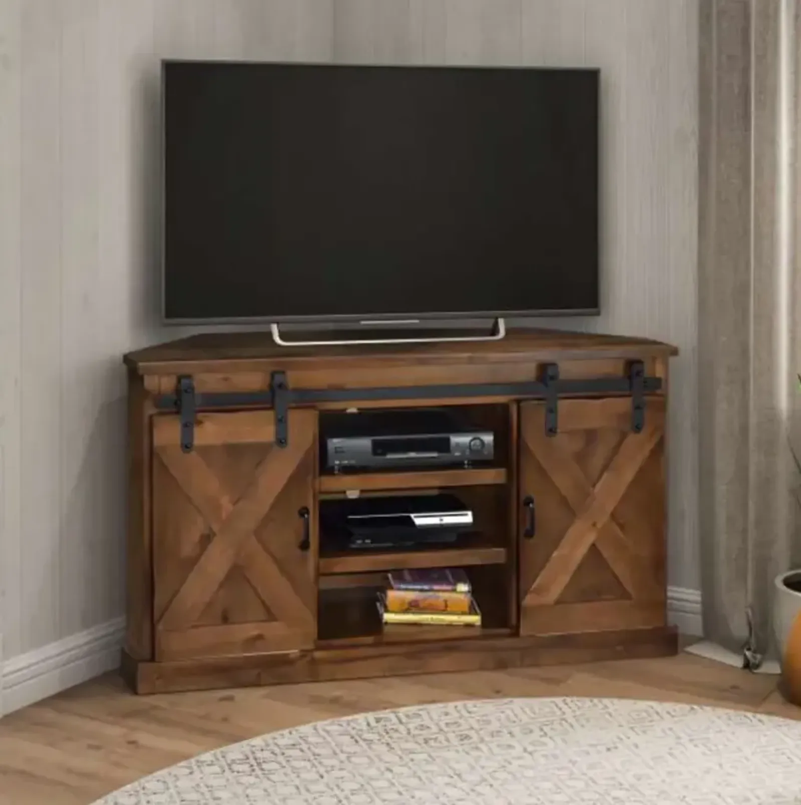 56" Corner Tv Stand