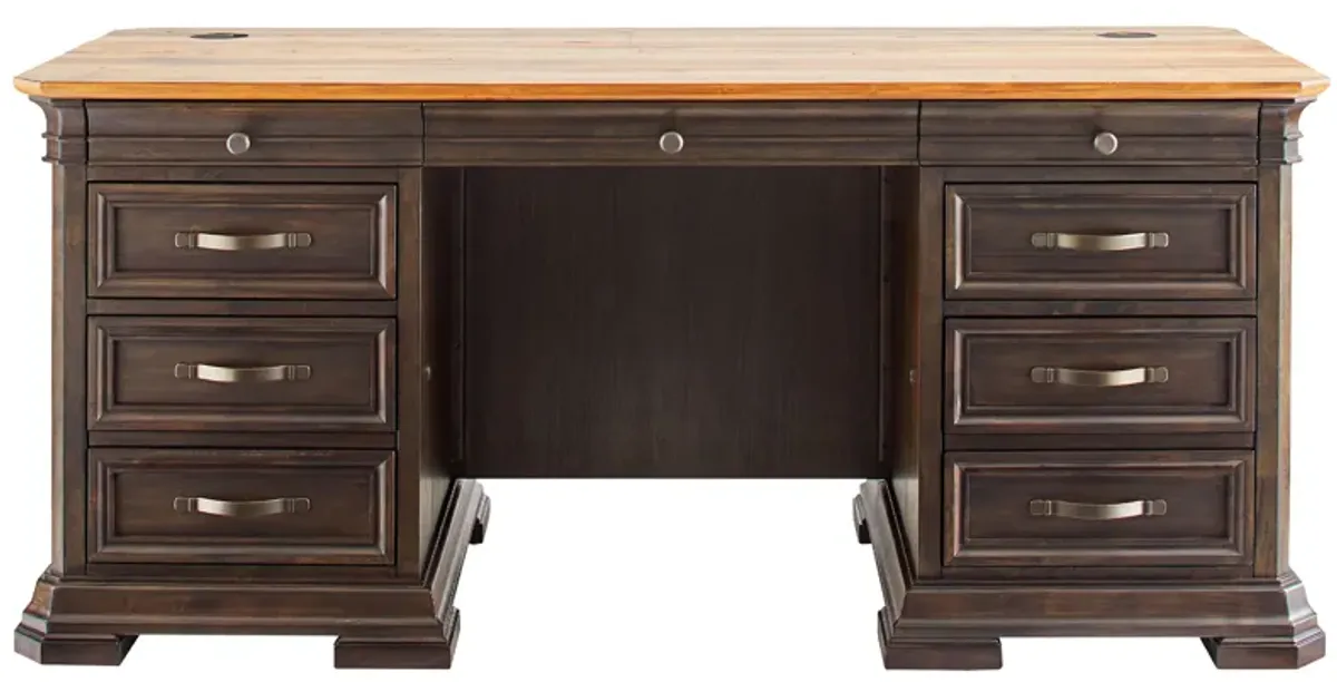 Double Pedestal Desk