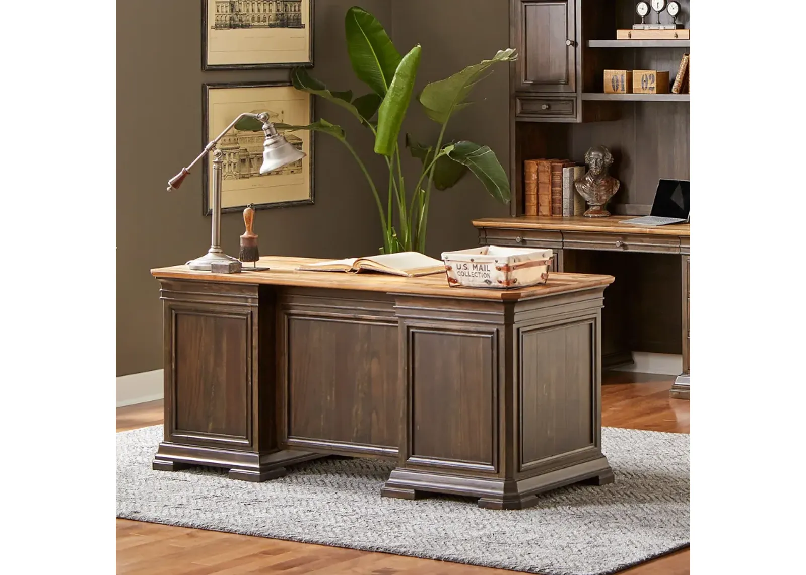 Double Pedestal Desk