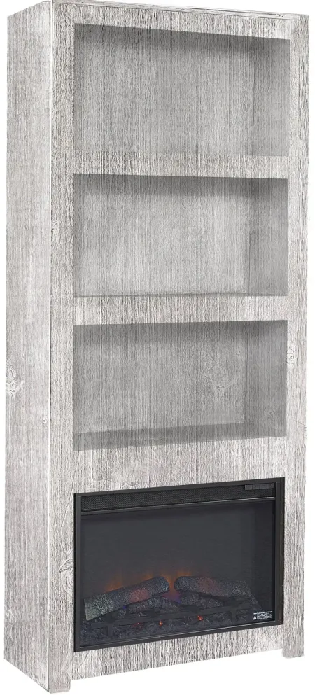 Bookcase With Fireplace Insert