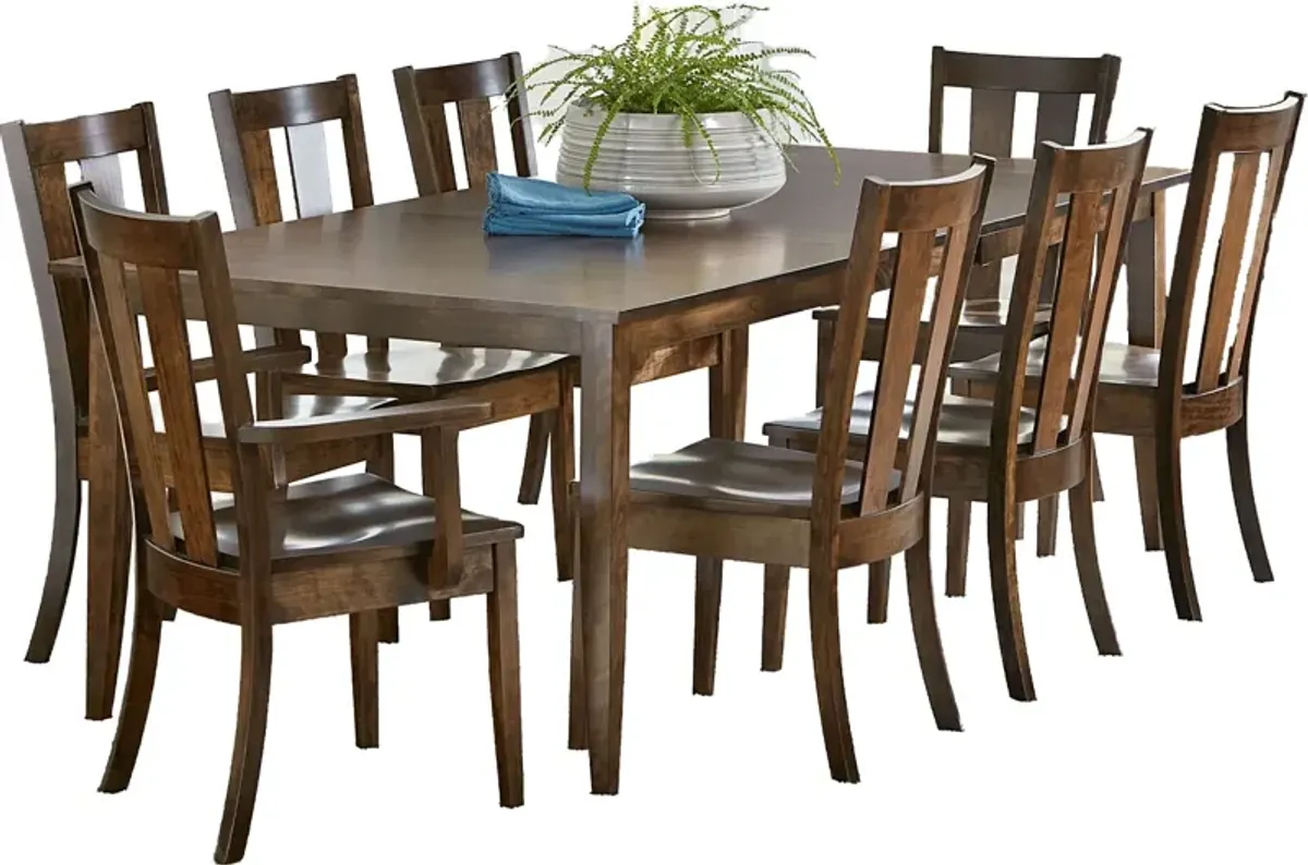 Amish Essentials 9 Piece Dining Set