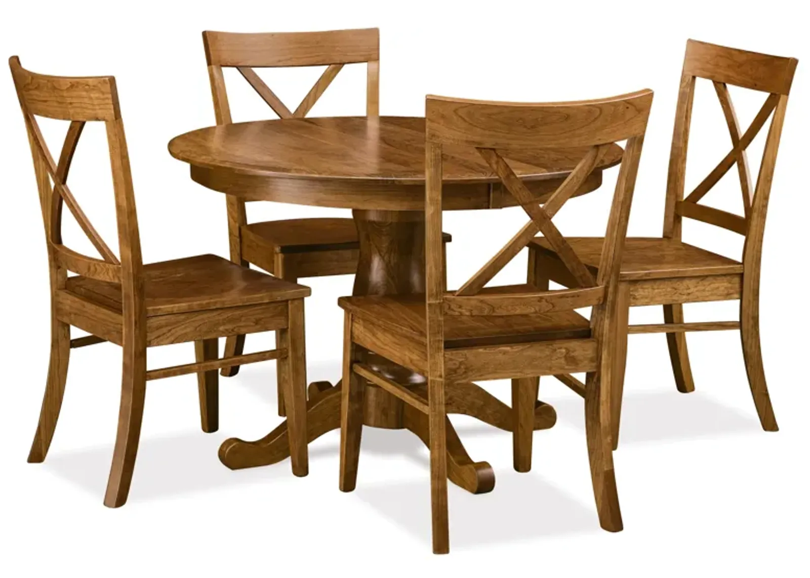 5 Piece Dining Set (X Back)