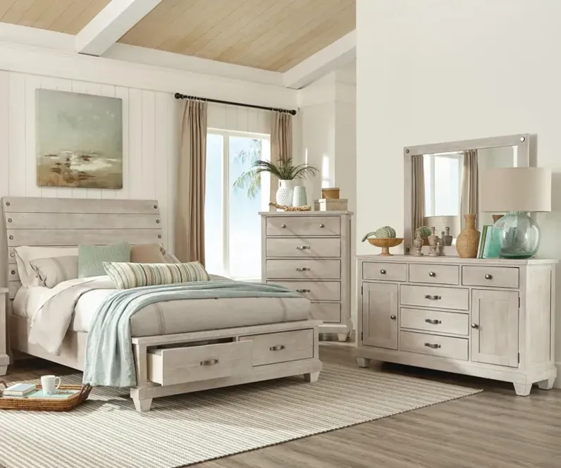 4 Piece King Storage Bedroom Set