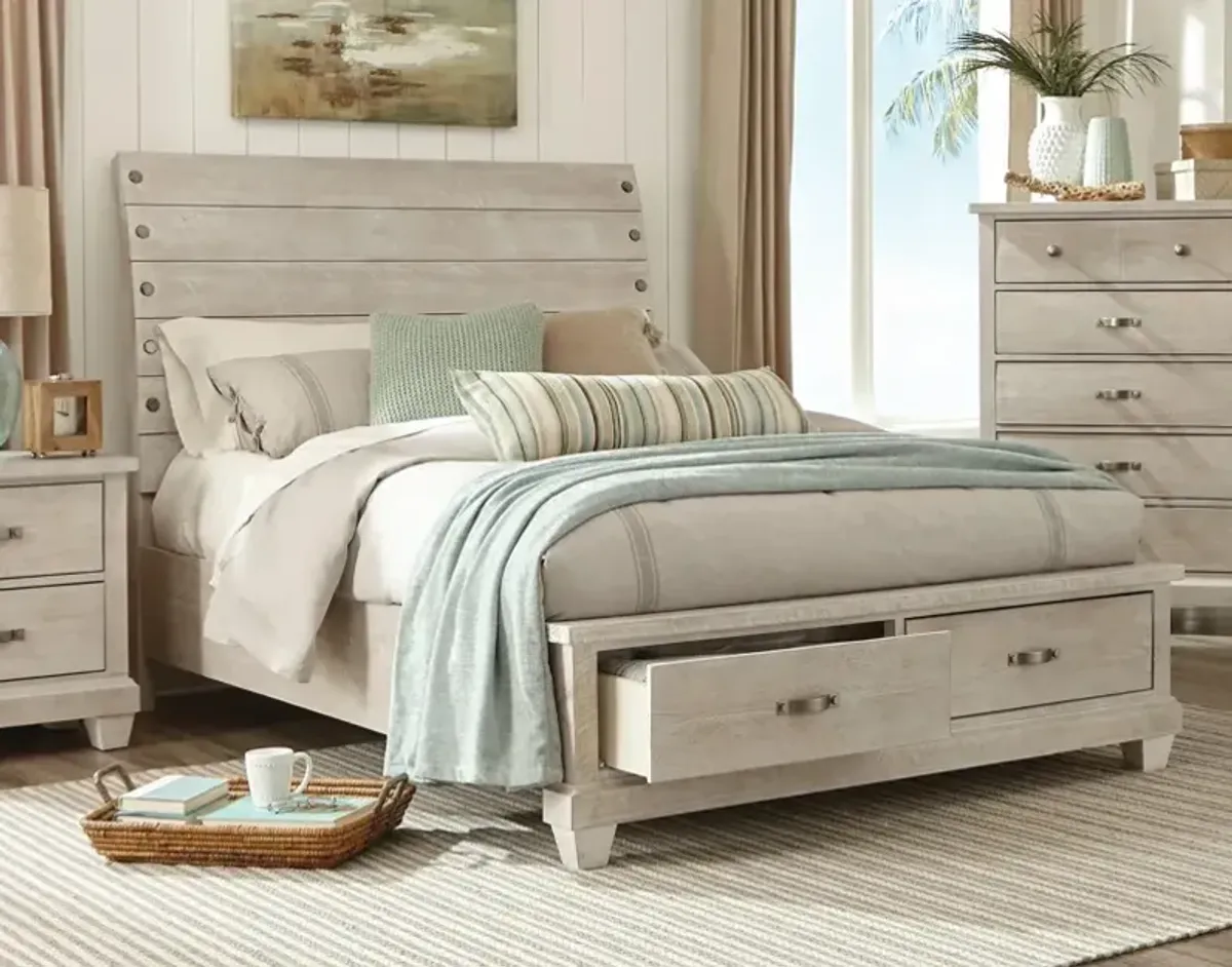 King Storage Bed