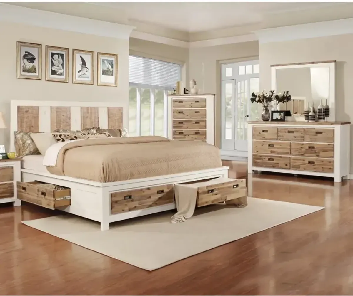 4 Piece Queen Storage Bedroom Set