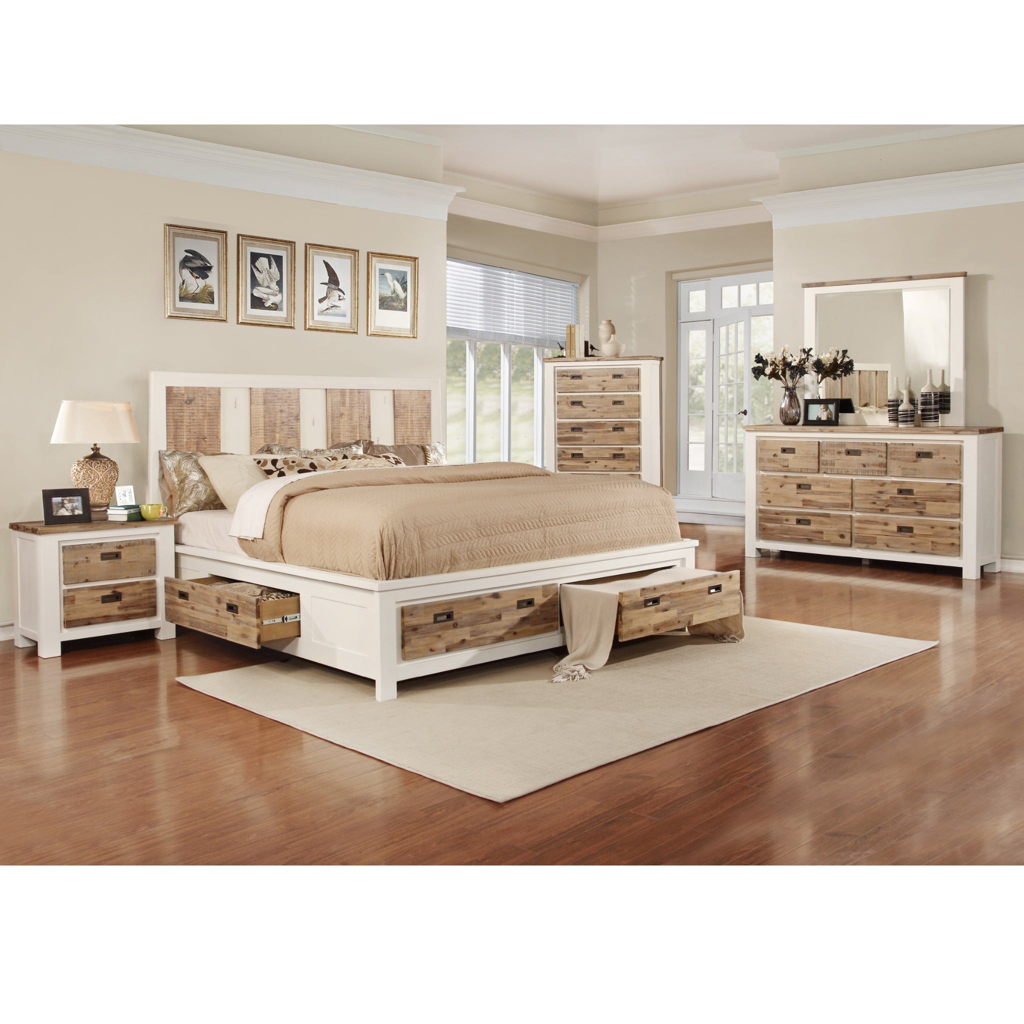 5 Piece Queen Storage Bedroom Set