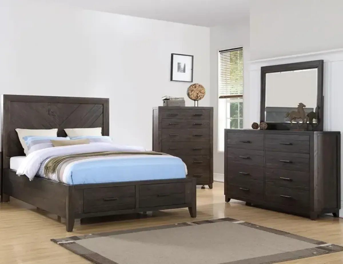 4 Piece Queen Storage Bedroom Set