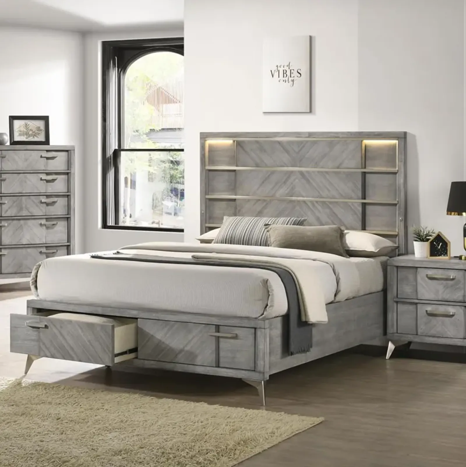 Queen Storage Bed