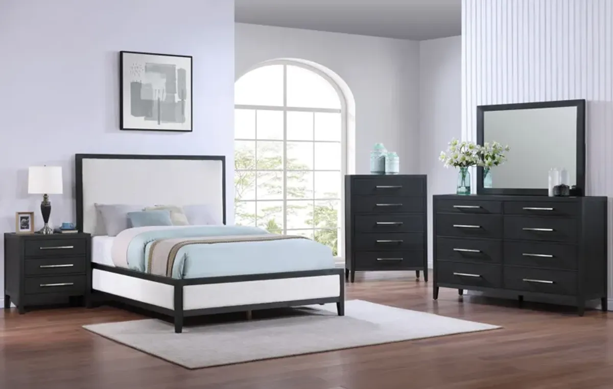 Bella Dark Oak 5 Piece King Bedroom