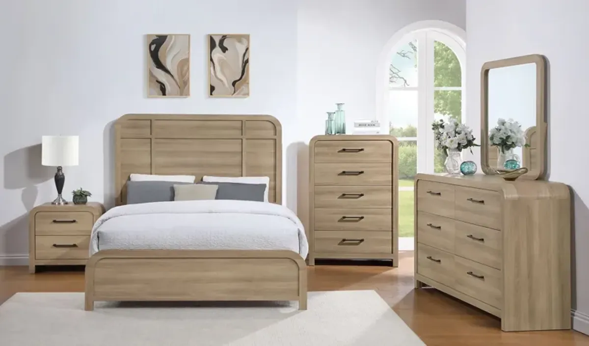 Waterfall 5 Piece Queen Bedroom