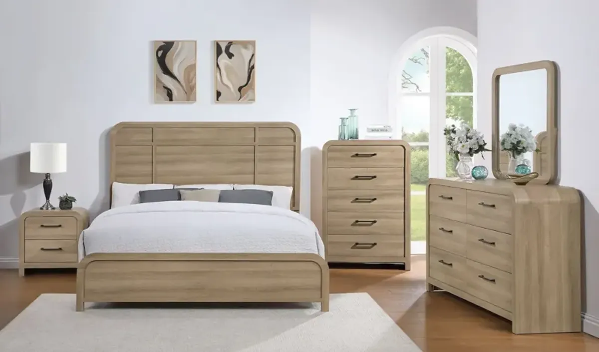 Waterfall 5 Piece King Bedroom