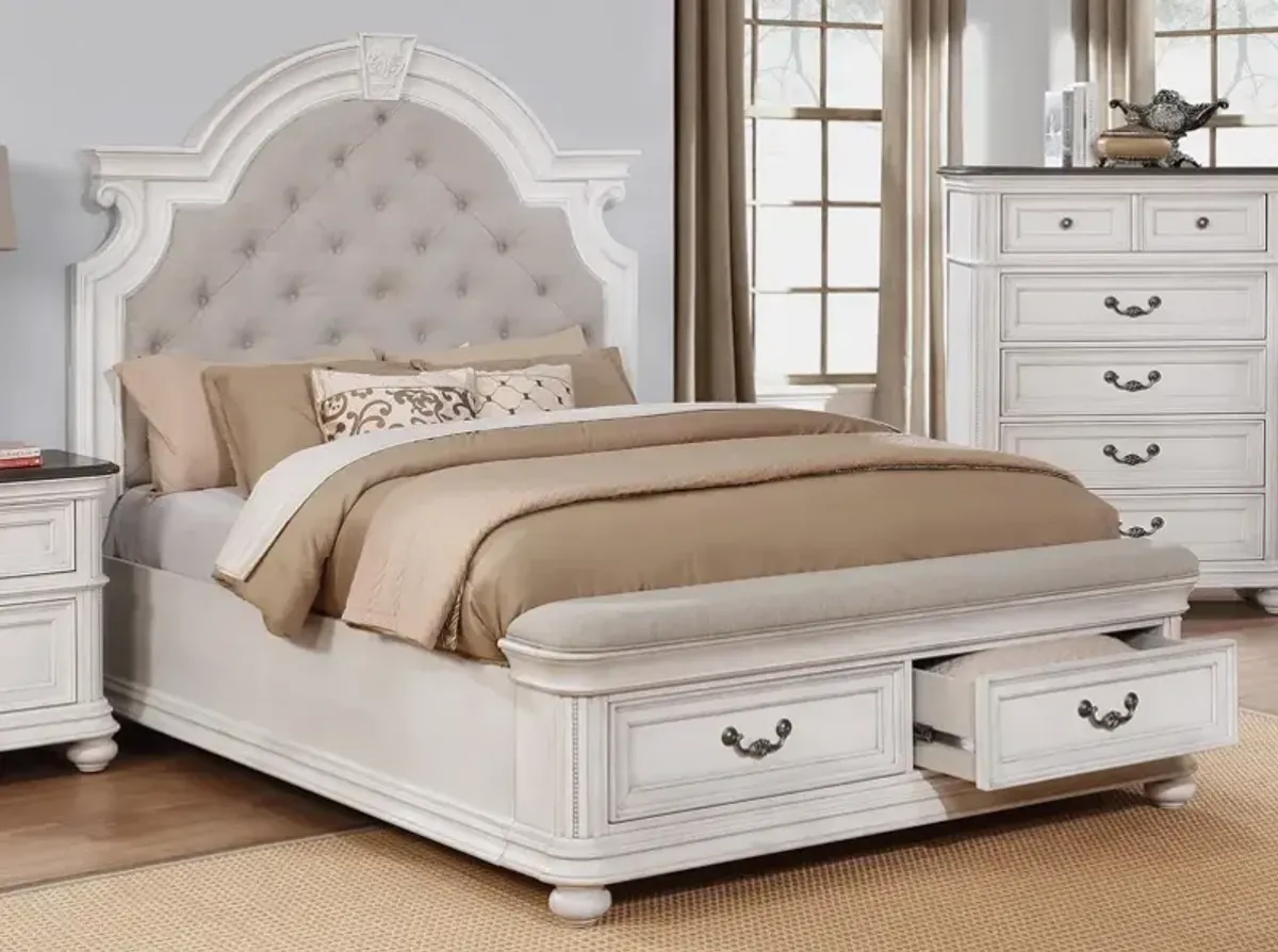 King Storage Bed