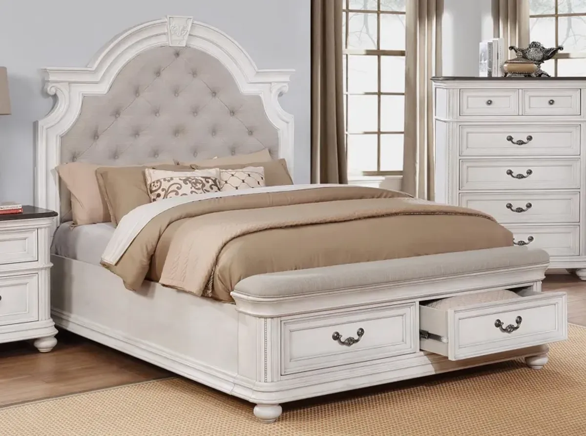 King Storage Bed