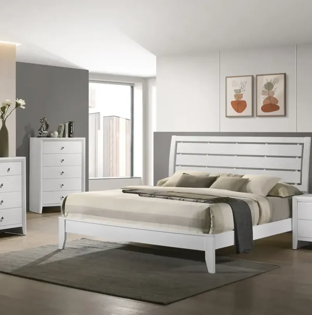 4 Piece Queen Bed Set