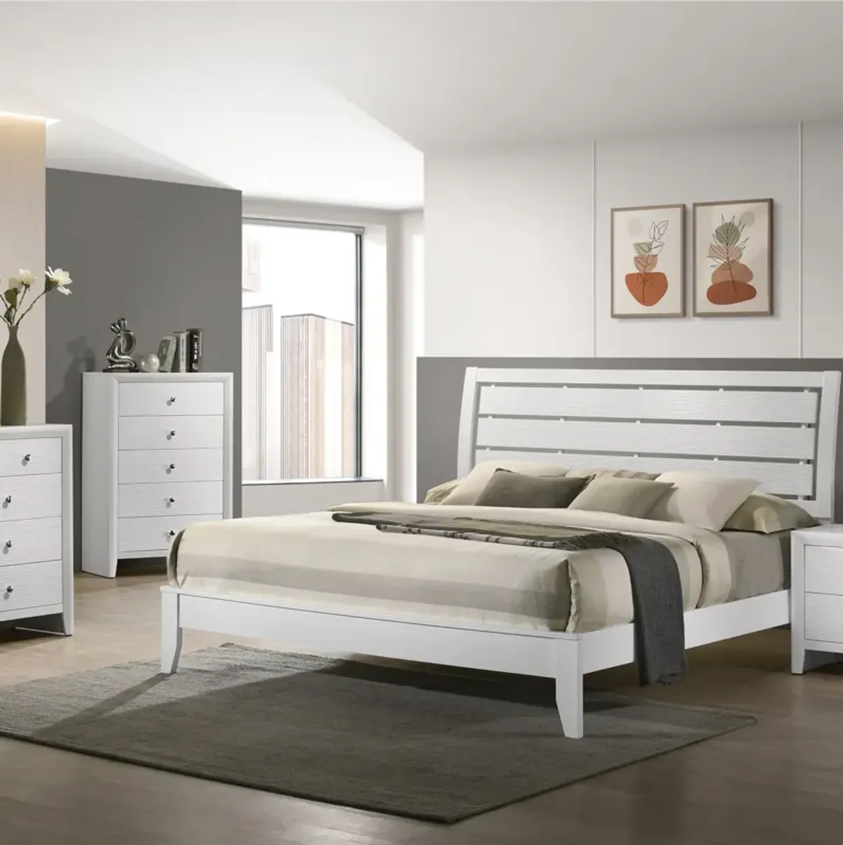 Evan 4 Piece King Bed Set