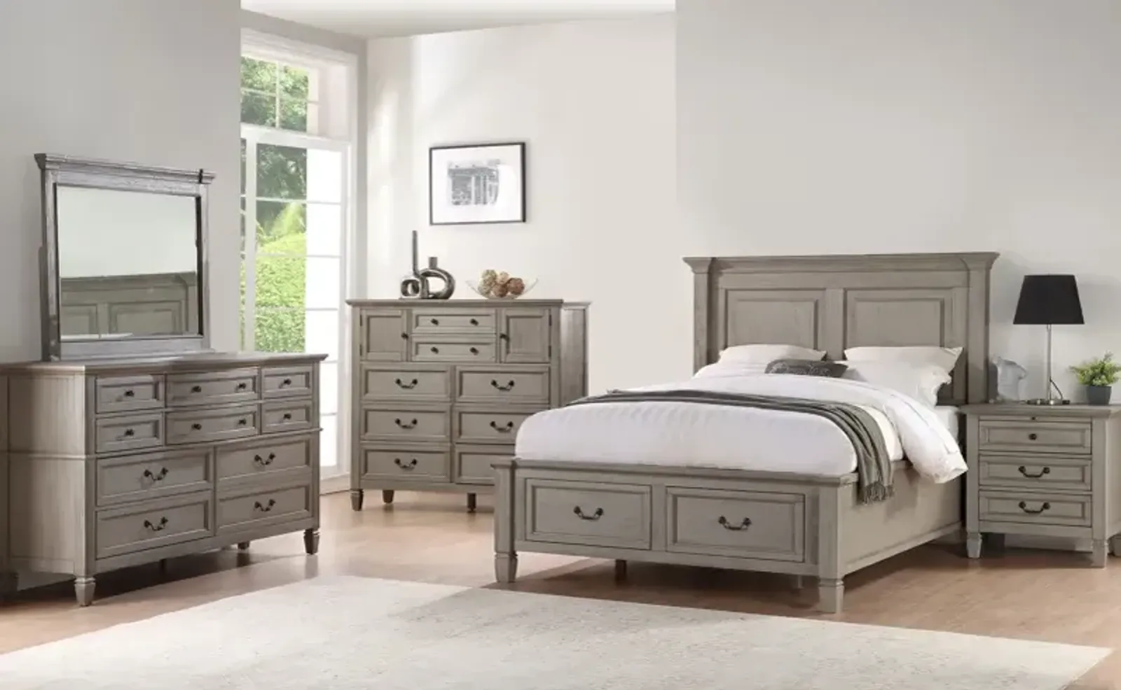 5 Piece Twin Storage Bedroom Set