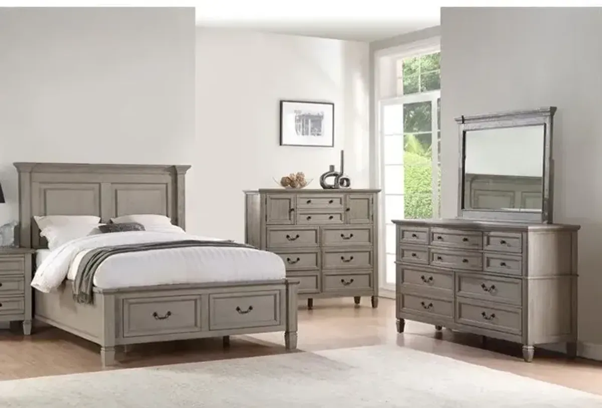 4 Piece Queen Storage Bedroom Set