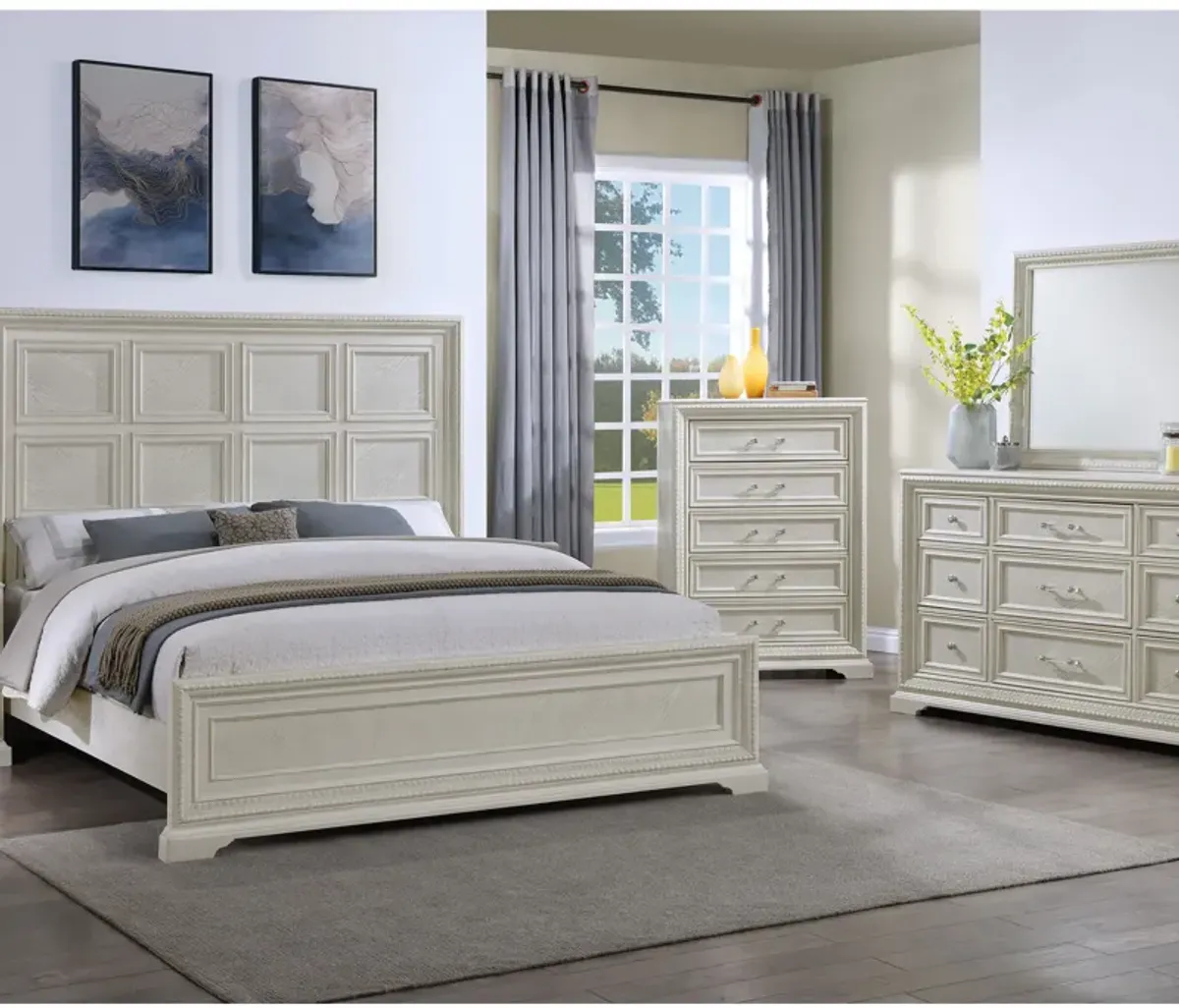 Alexandria 4 Piece King Bedroom
