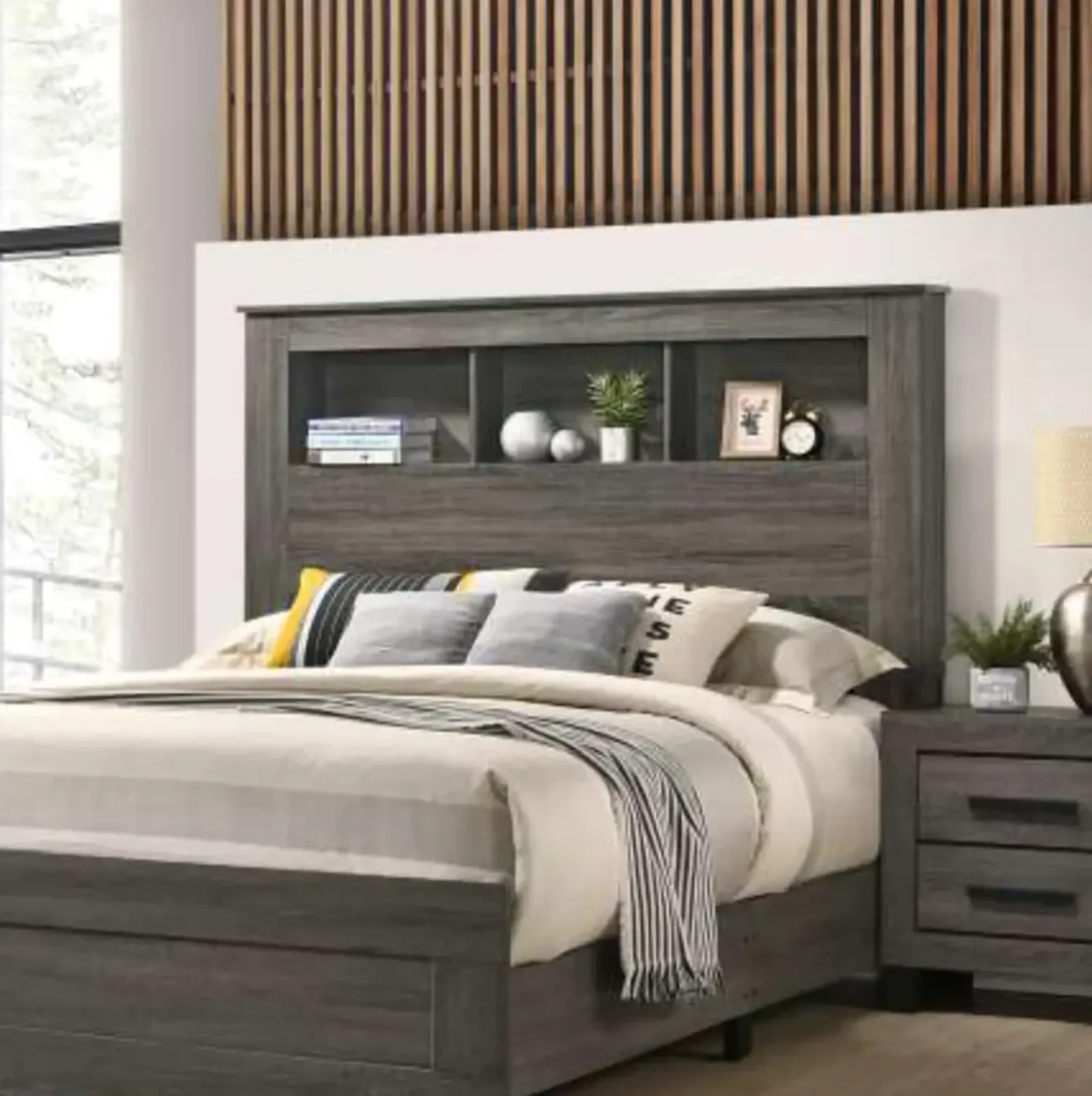 Queen Bed Bookcase Bed