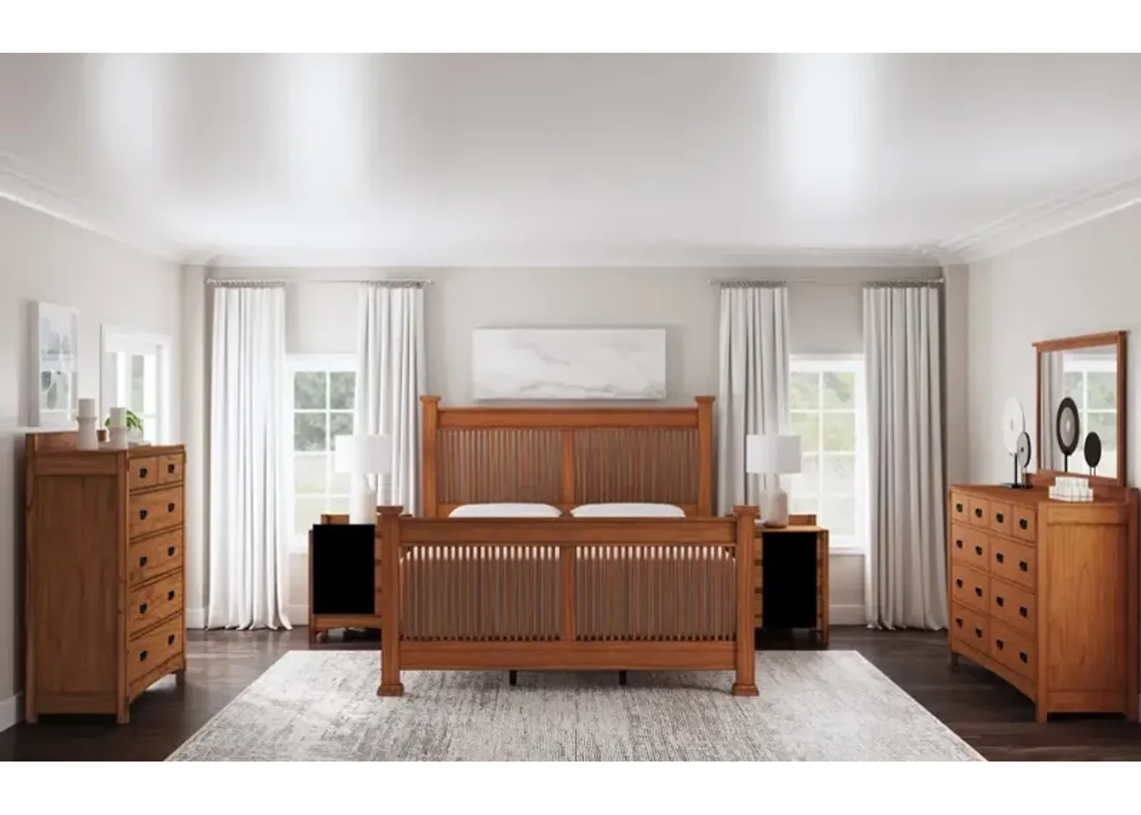 4 Piece King Bed Set